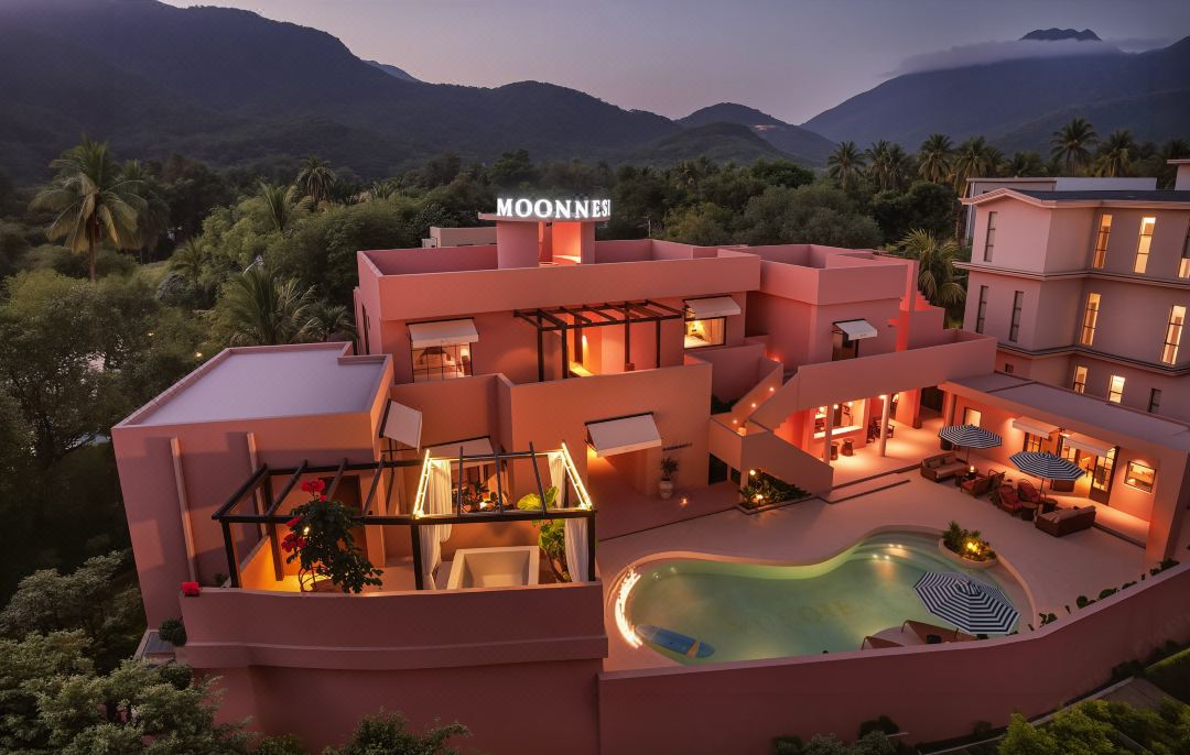 Yuexi Bay South France Moroccan Private Hot Spring Vacation Apartment
