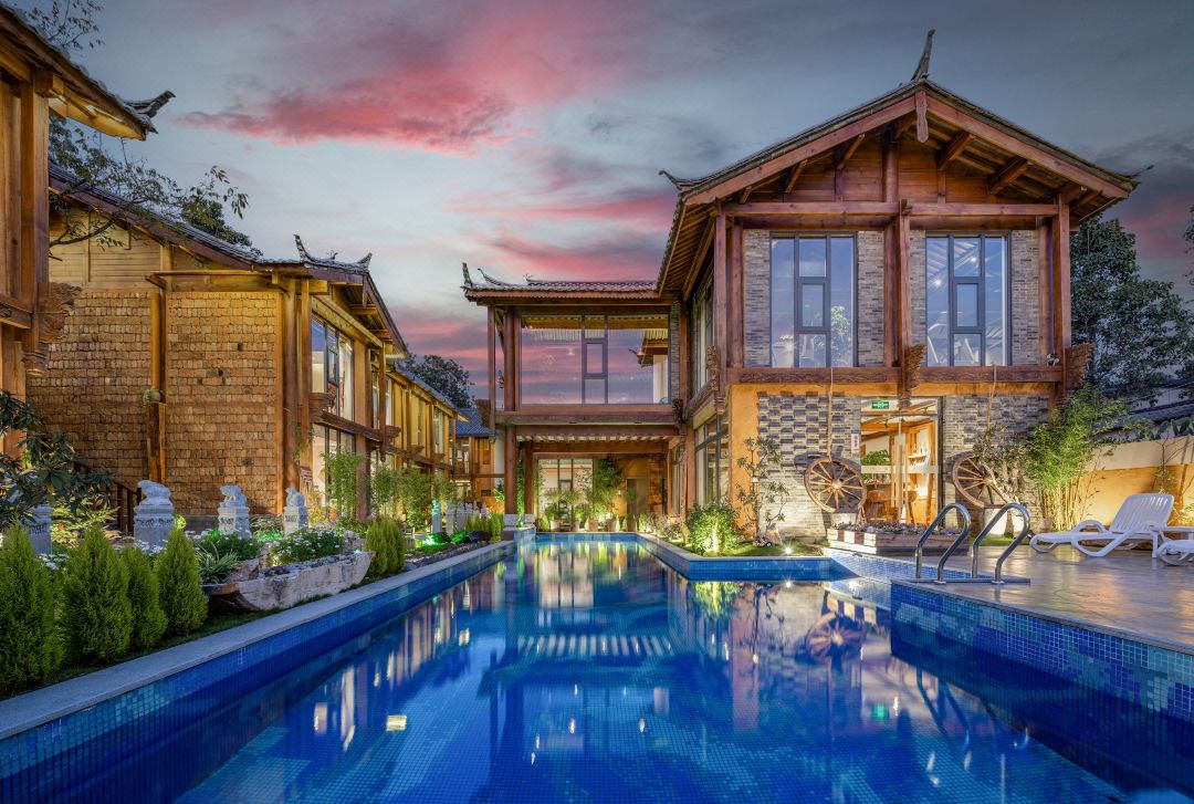 Ansu ·Water Woodden Holiday Courtyard