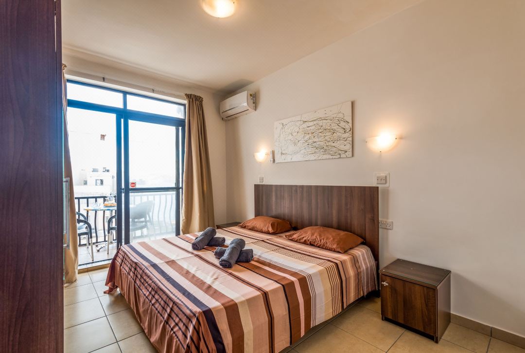 Seashells Apartments with Terrace, Just Off the Seafront in Bugibba - by Getawaysmalta