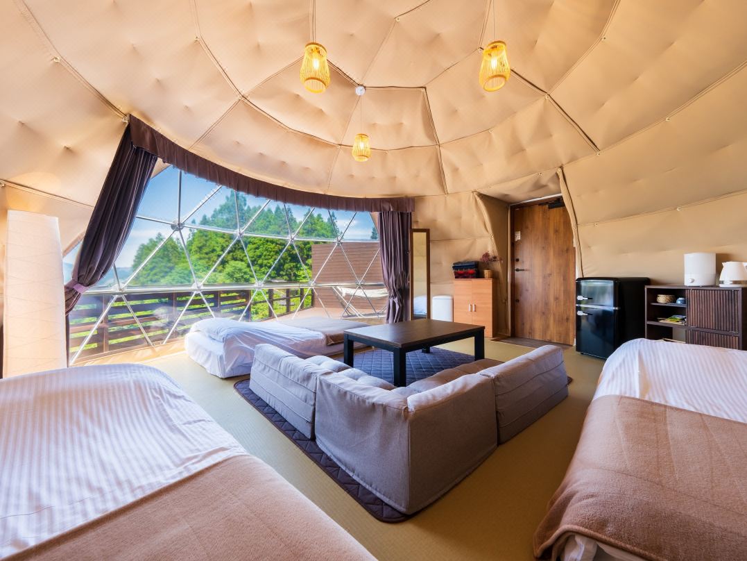 Yufuin Onsen Glamping Kaze No Hibiki
