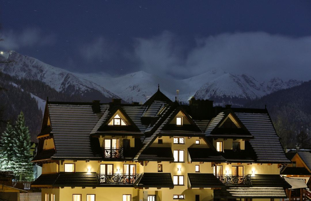 Grand Podhale Resort&Spa Zakopane - Jacuzzi z możliwością Rezerwacji na wyłączność - Widok na Tatry