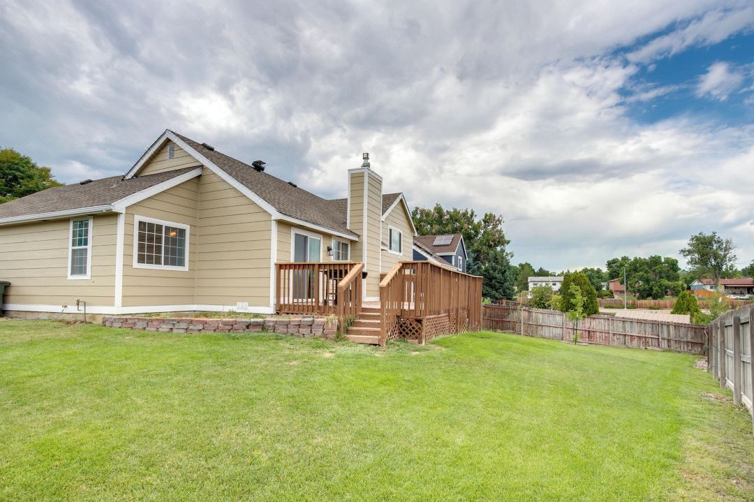 Grill, Fireplace and Fenced-in Yard Thornton Home!