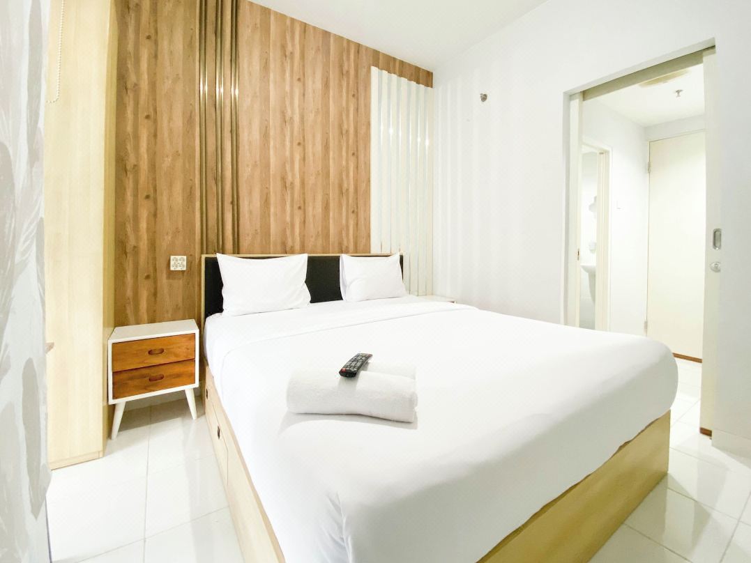 Homey 1Br Without Living Room at Amartha View Apartment