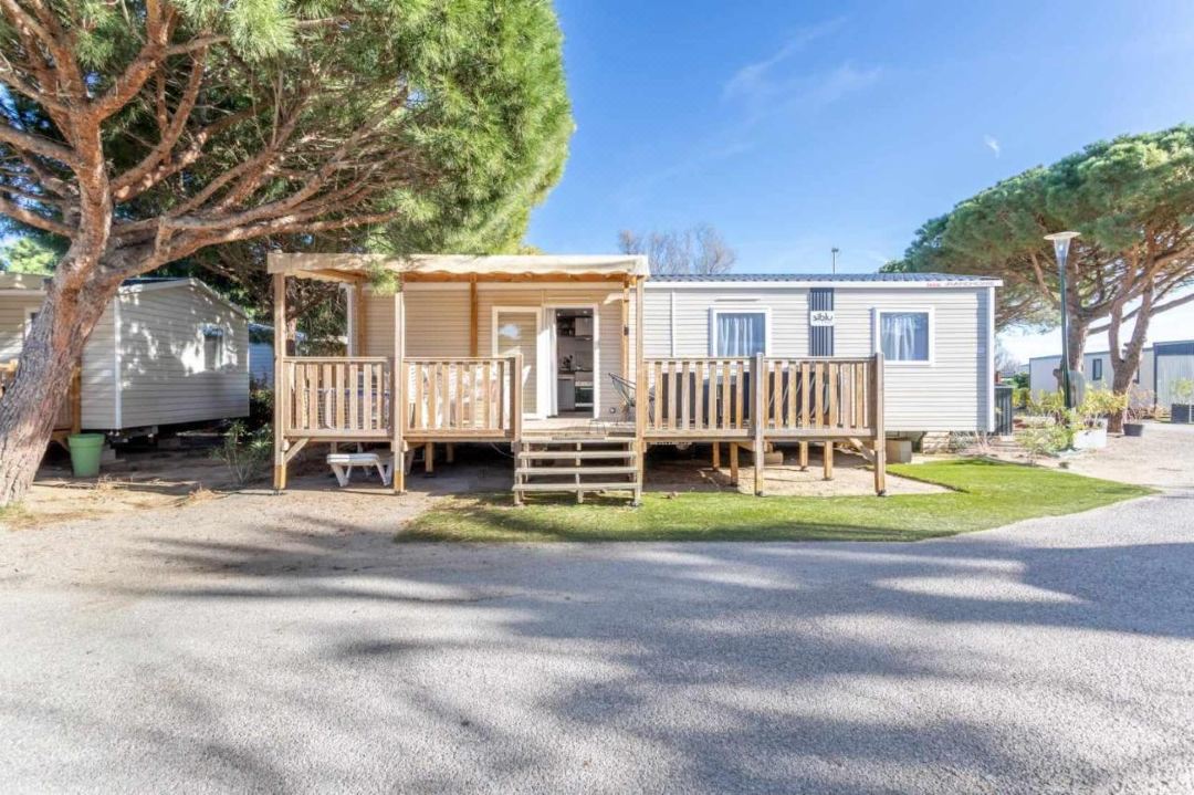 MOBILHOME SOLEIA MAR ESTANG SIBLU VILLAGE  - Front de mer Accès plage privé CLIM 2SDB Canet