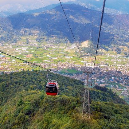 Chandragiri山缆车之旅 Chandragiri山缆车之旅