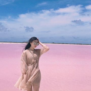 墨西哥坎昆粉红湖一日游【网红粉红湖+火烈鸟一日游】 墨西哥坎昆粉红湖一日游【网红粉红湖+火烈鸟一日游】