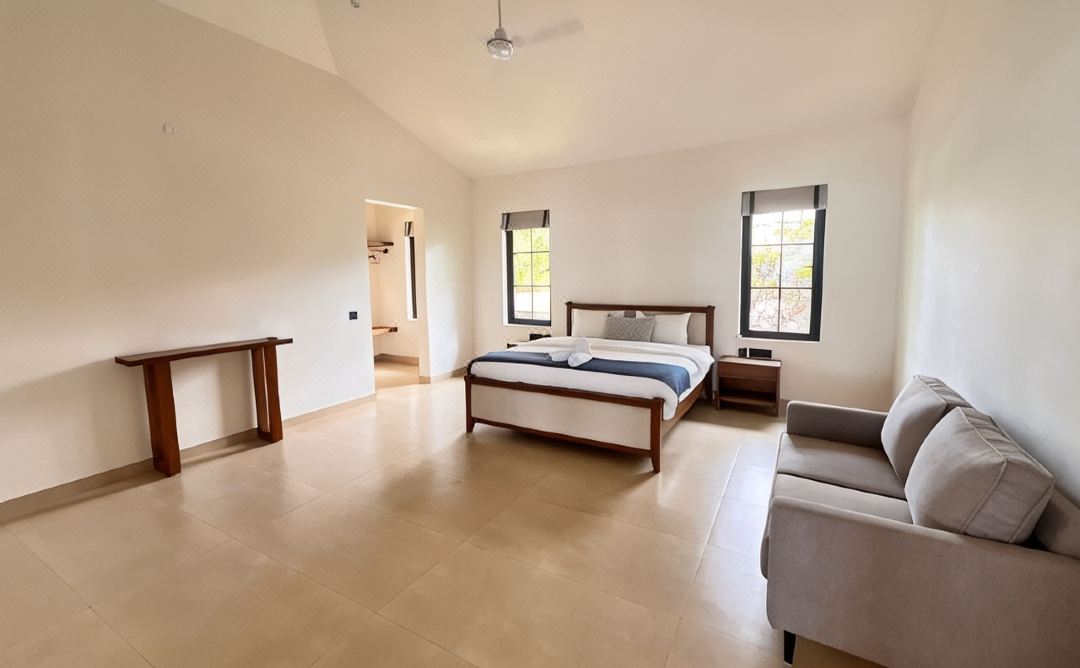 Beach villa Mandrem ocean with Seaview