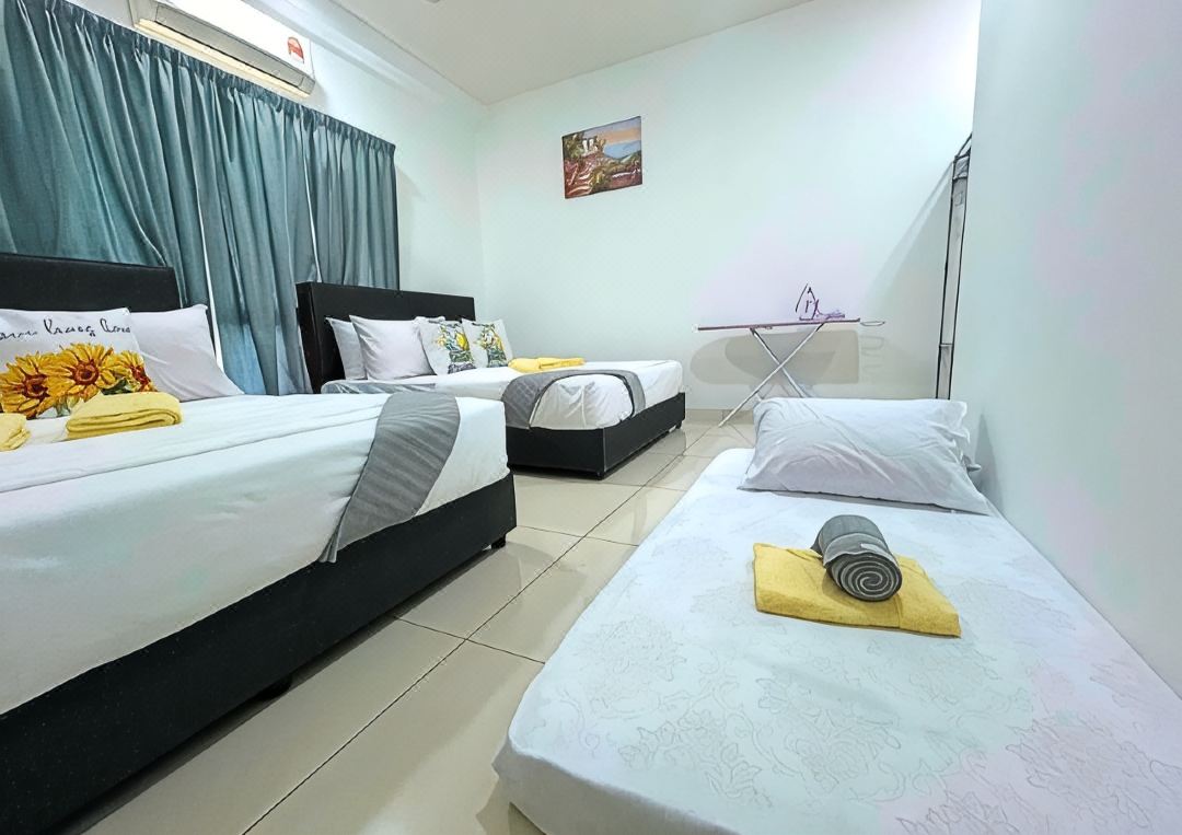 #EM1, 1R1B Cozy Emira Home|4min to Aeon Big|6 Pax|Wi-Fi