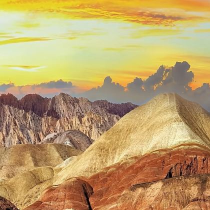 水墨丹霞半日游/2-8人团/9点后出发/不用早起/纯玩无购物 水墨丹霞半日游/2-8人团/9点后出发/不用早起/纯玩无购物