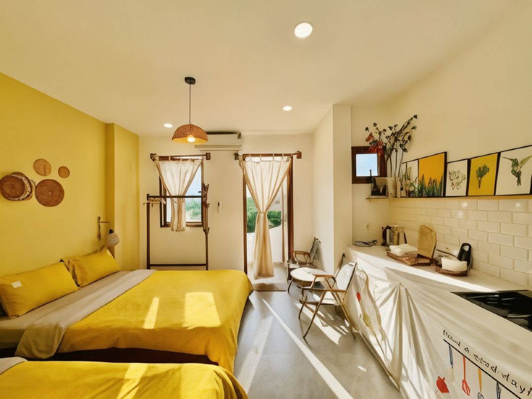Mini Studio with Huge Balcony