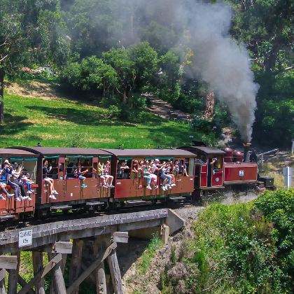墨尔本普芬比利蒸汽火车+菲利普岛一日游/中文小团/市区接送 墨尔本普芬比利蒸汽火车+菲利普岛一日游/中文小团/市区接送