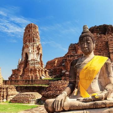 赠龙丝糖饼◆曼谷大城府一日游◆可选日/夜游◆玛哈泰寺树包佛头 赠龙丝糖饼◆曼谷大城府一日游◆可选日/夜游◆玛哈泰寺树包佛头