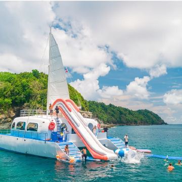 【可选游艇含滑梯】普吉岛鸡蛋岛亲子快乐半日游/上午下午任选 【可选游艇含滑梯】普吉岛鸡蛋岛亲子快乐半日游/上午下午任选