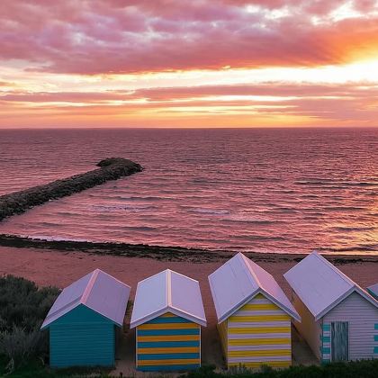 墨尔本彩虹小屋+菲利普岛企鹅归巢一日游 墨尔本彩虹小屋+菲利普岛企鹅归巢一日游