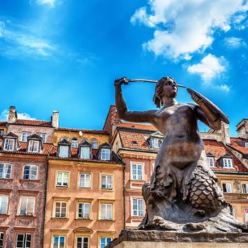 波兰华沙华沙老城+哥白尼纪念碑+圣十字教堂+一日游 波兰华沙华沙老城+哥白尼纪念碑+圣十字教堂+一日游