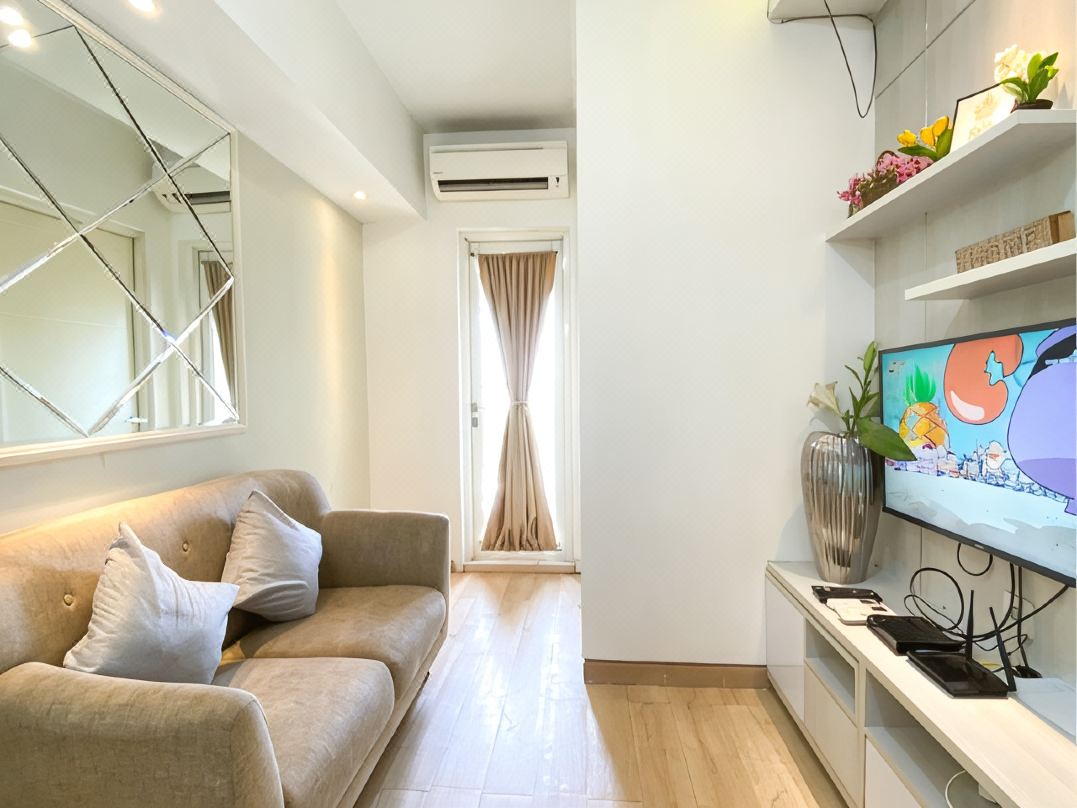 Comfort Stay 2BR at Springlake Summarecon Bekasi Apartment By Travelio