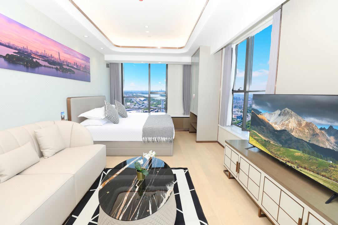 Qincheng Lakeside Hotel Apartment (Lion Bridge Pedestrian Street Xuanwu Lake Scenic Area Branch)