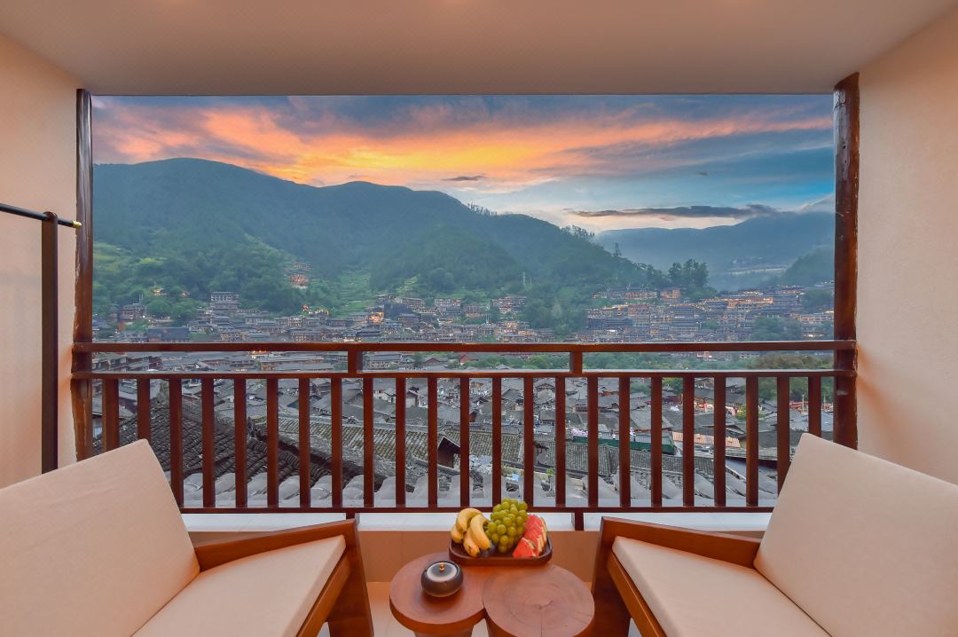 Xijiang Qianhu Miao Village Time Series Panoramic Beautiful Villa