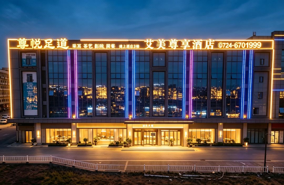 Aimei Zunxiang Hotel (Jingmen Yima Guangcai Great Market Shop)