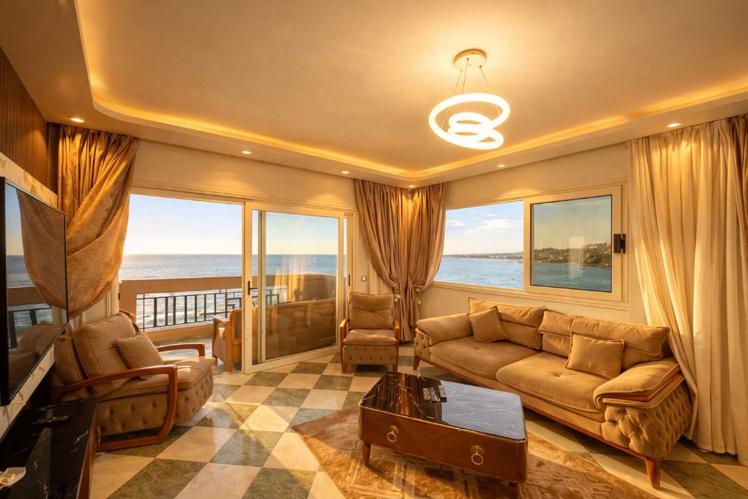 Direct Sea view apartment miami island 3 bedroom