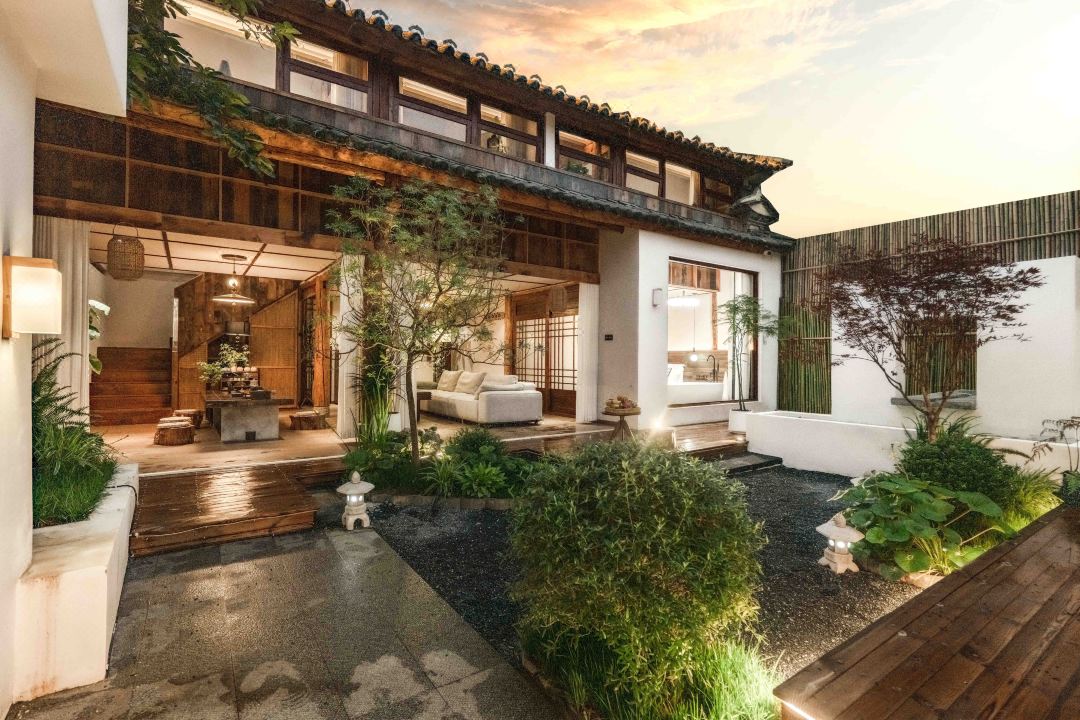 Such as the Japanese garden of Shi Zhen She