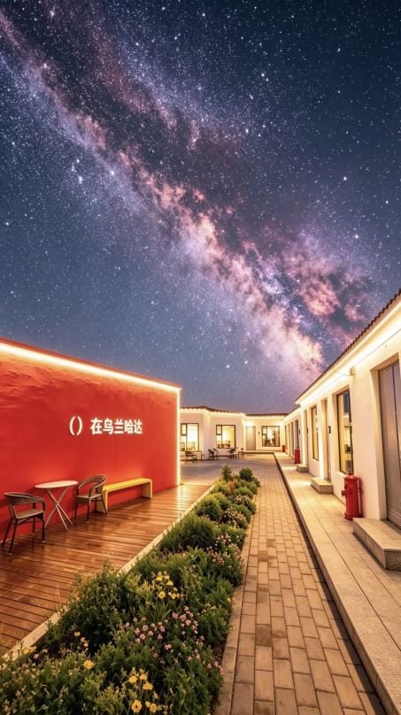 熔岩畔·山裡|Sunset·Vale·Design民宿（烏蘭哈達火山店）