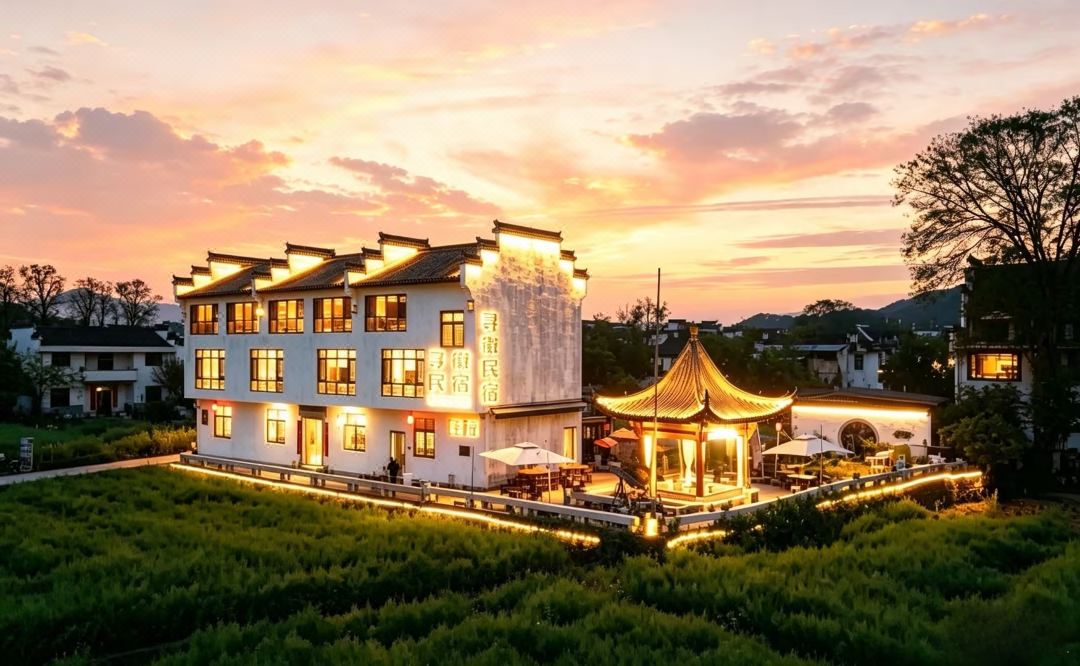 尋徽·徽韻觀景|Hui Vista·湖景田園美宿（呈坎風景區永興湖店）