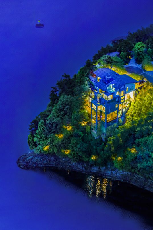 The villa of Thousand Island Lake