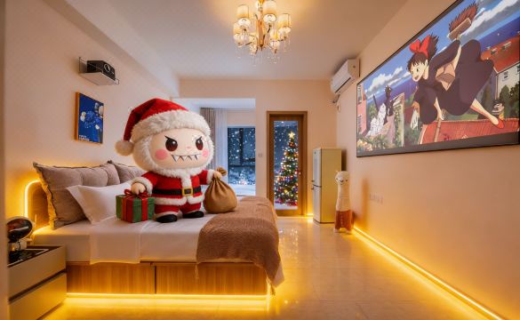 Weihai · Town Talk Homestay: Whimsical WarmMicroMansion (Weihai Railway Station Hanlefang Branch)