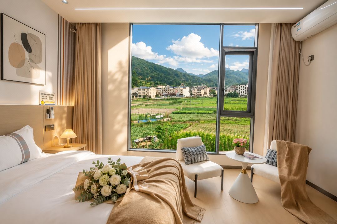 Bian Shui Lian Bay · Xigǔ Mìjìng Villa Resort (Wangxian Valley Scenic Area Store)