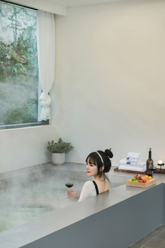 AnJiYunshangxi·Starry Sky Paradise·Mountain Luxury Hot Spring Resort VILLA Small Courtyard