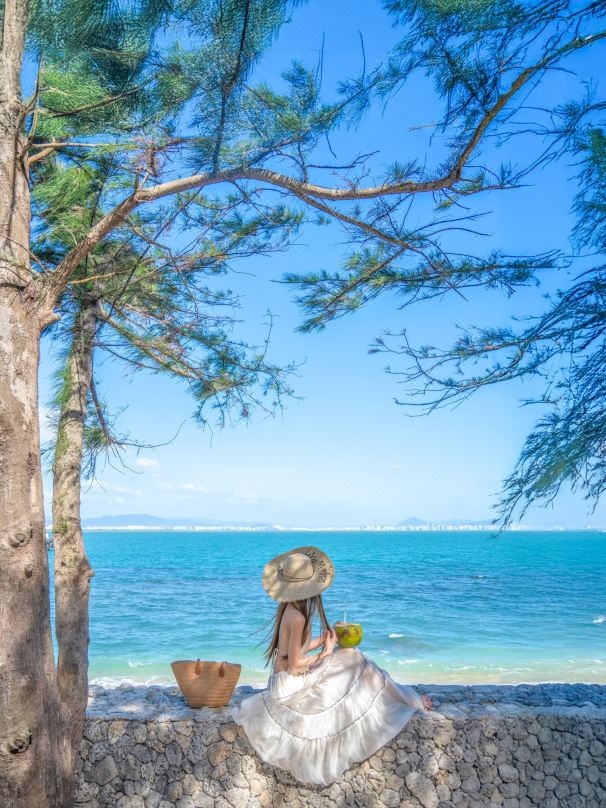 Hello • Hidden Retreat 180° Scenic Apartment (Sanya Bay Coconut Dream Corridor)