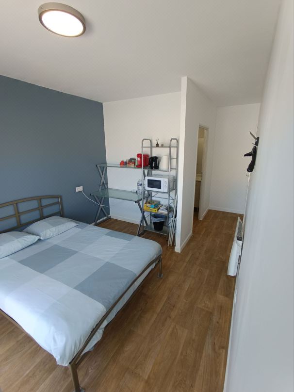Bedroom: Private Entrance + Private Bathroom