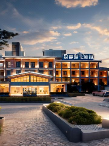 Happy Inn (Longmen High-Speed Railway Station Sports Center Subway Station)