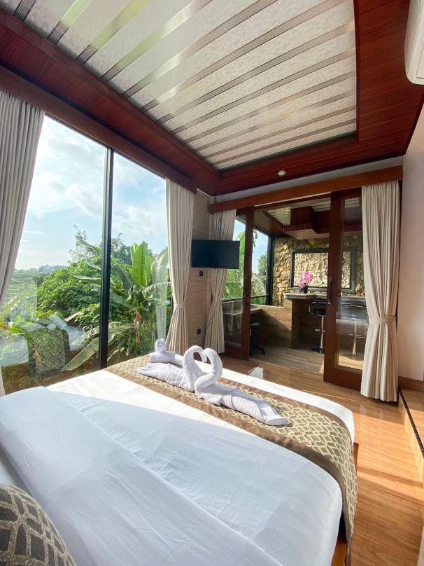 Tori Klumpu, artistic 3BR dual views, South Ubud