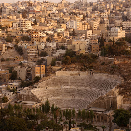 约旦安曼城堡+罗马圆形露天剧场+杰拉什遗址+安曼市区一日游