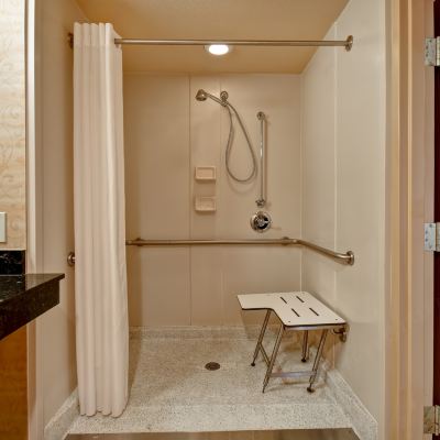 Mobility Accessible King Suite with Roll in Shower
