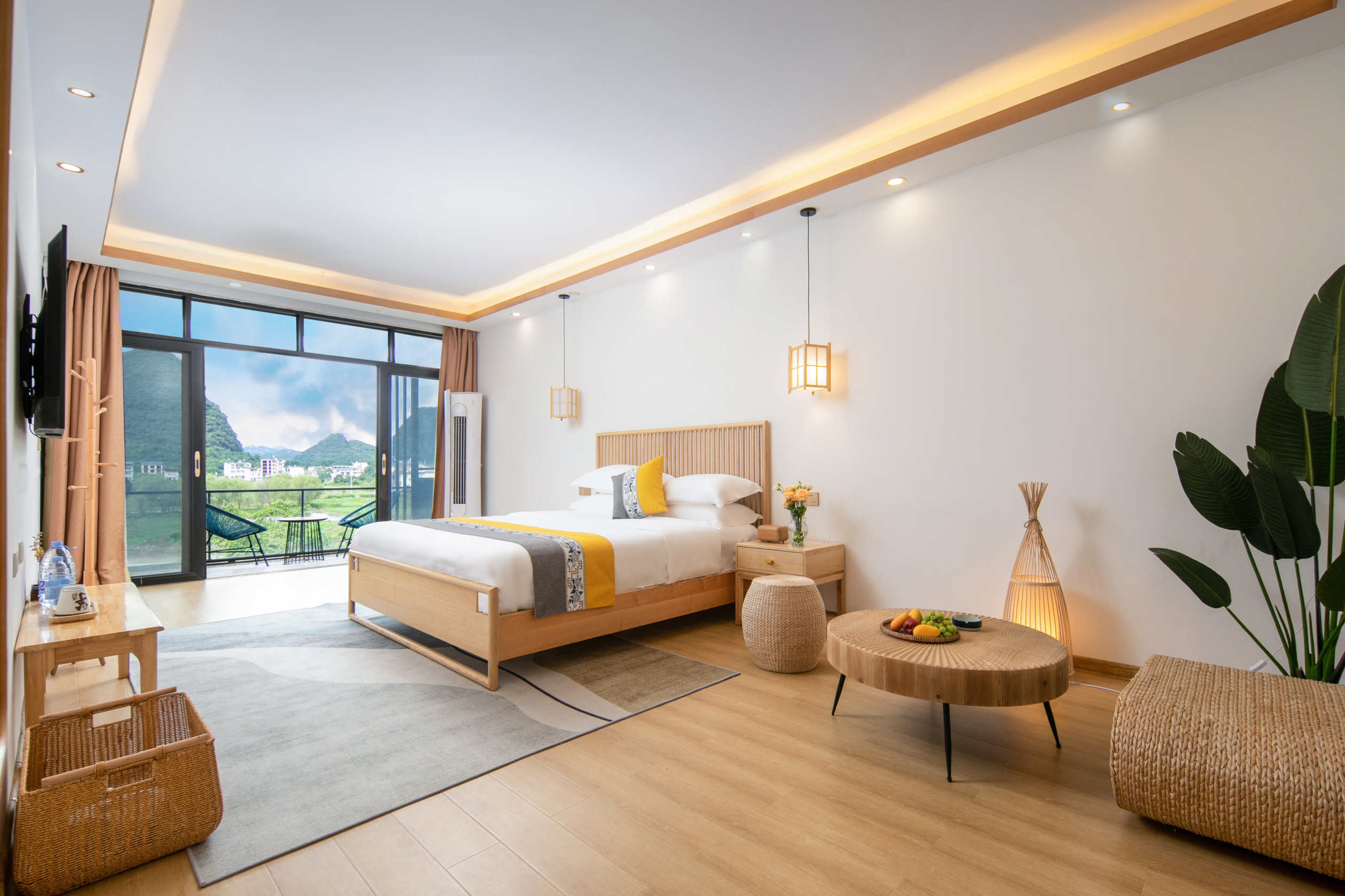 Yangshuo Shanhelian Riverside Garden Hotel Over view