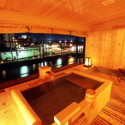 Shoyokan Japanese Style Twin Room with Open Air Bath