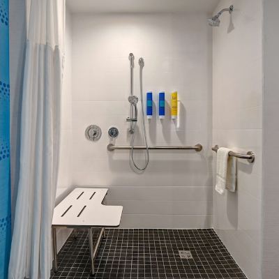 King Room with Roll-in Shower-Mobility/Hearing Accessible