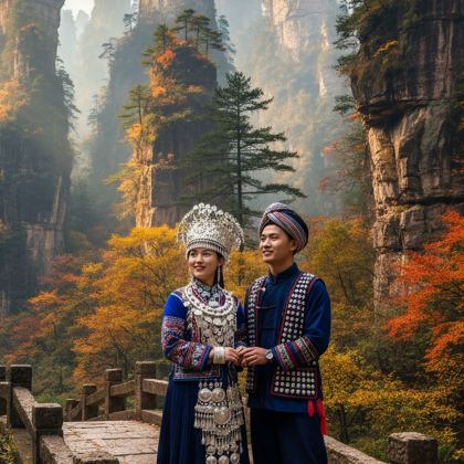 张家界+天门山+湘西+凤凰5日4晚跟团游 张家界+天门山+湘西+凤凰5日4晚跟团游