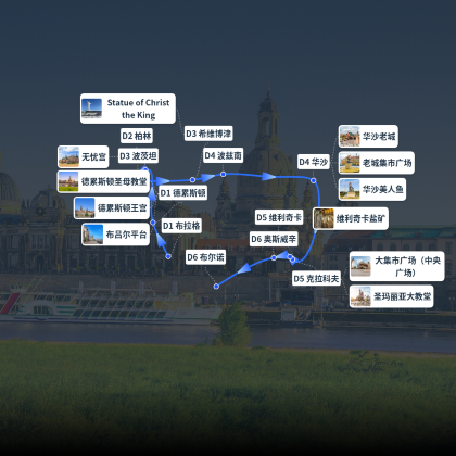 德国+捷克+波兰6日5晚跟团游 德国+捷克+波兰6日5晚跟团游