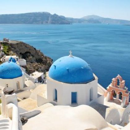 希腊圣托里尼伊亚小镇爱琴海+费拉小镇+蓝顶教堂3日2晚跟团游