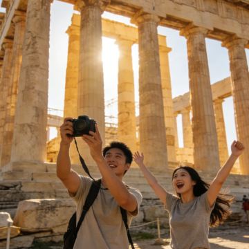 希腊雅典+扎金索斯+圣托里尼+伯罗奔尼撒7日6晚自由行 希腊雅典+扎金索斯+圣托里尼+伯罗奔尼撒7日6晚自由行