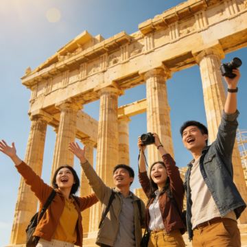 希腊雅典+扎金索斯+圣托里尼+伯罗奔尼撒7日6晚跟团游 希腊雅典+扎金索斯+圣托里尼+伯罗奔尼撒7日6晚跟团游