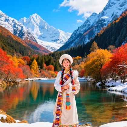 成都+九寨沟+黄龙风景名胜区+四姑娘山5日4晚拼小团 成都+九寨沟+黄龙风景名胜区+四姑娘山5日4晚拼小团