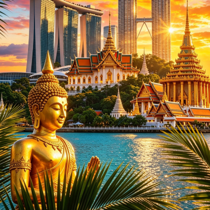 泰国+新加坡+马来西亚10日9晚跟团游 泰国+新加坡+马来西亚10日9晚跟团游