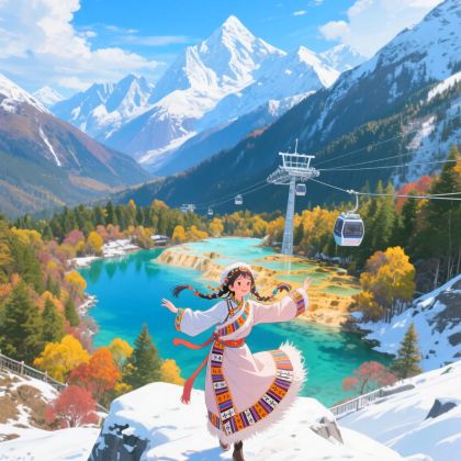 成都+九寨沟+四姑娘山+达古冰川风景区+毕棚沟+黄龙风景名胜区7日6晚拼小团 成都+九寨沟+四姑娘山+达古冰川风景区+毕棚沟+黄龙风景名胜区7日6晚拼小团