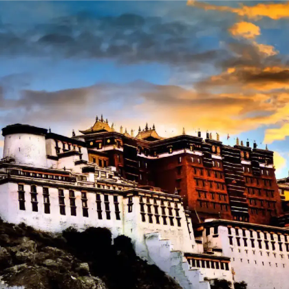 中国西藏拉萨布达拉宫7日6晚跟团游