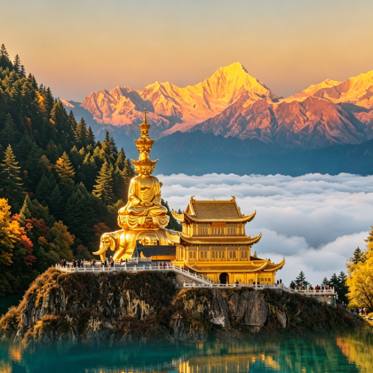 成都+九寨沟+黄龙风景名胜区+峨眉山+乐山7日6晚跟团游 成都+九寨沟+黄龙风景名胜区+峨眉山+乐山7日6晚跟团游